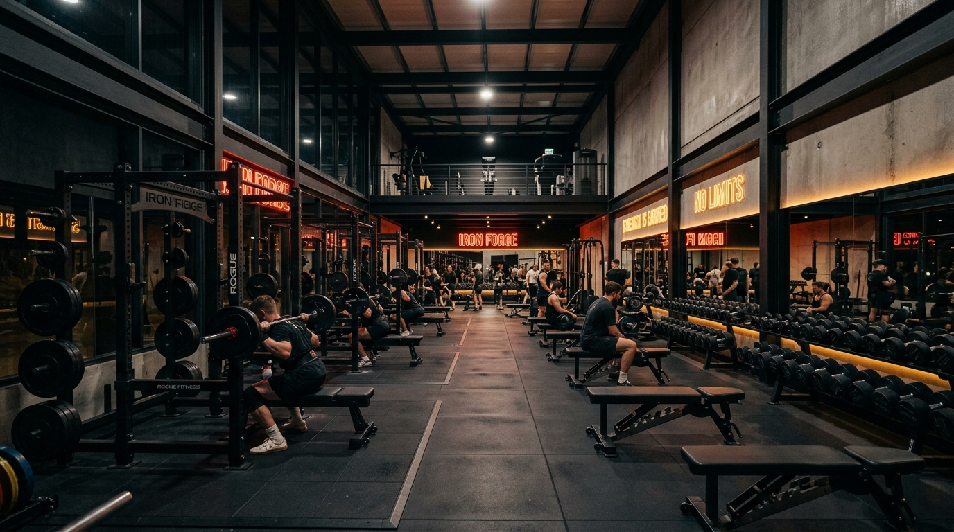 Hero Gym Interior & Equipment