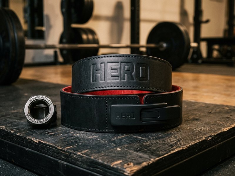 Quick-Release 10mm Leather Lever Belt